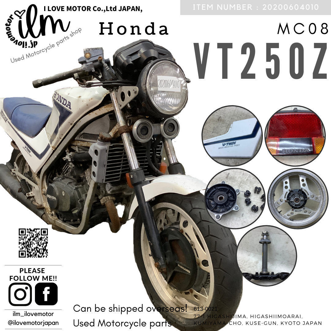 中古バイクパーツ販売専門店アイラブモーターVT250Z MC08-白.青: 出品